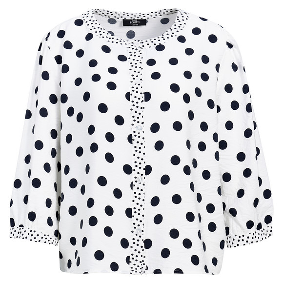 Damen Bluse im Punkte-Dessin