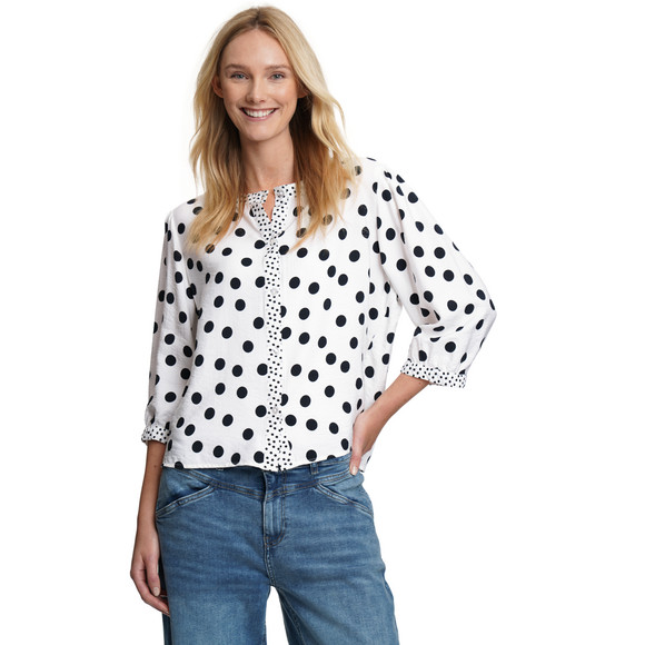 Damen Bluse im Punkte-Dessin