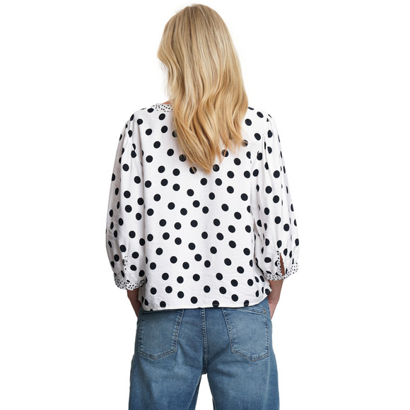 Damen Bluse im Punkte-Dessin