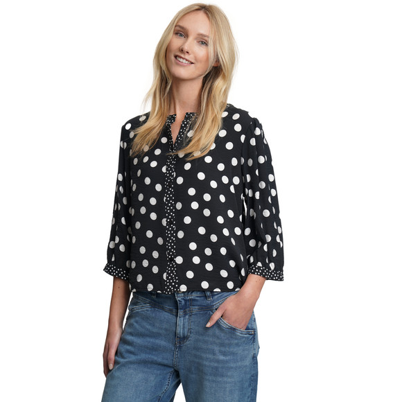 Damen Bluse im Punkte-Dessin