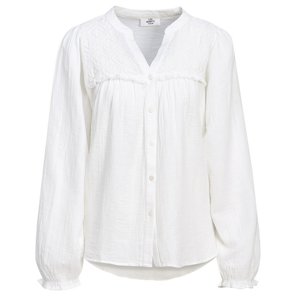 Damen Bluse mit Stickerei