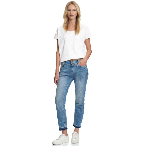 Damen T-Shirt mit floralem Muster