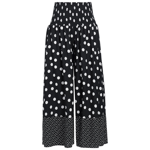 Damen Hose mit gesmoktem Bund