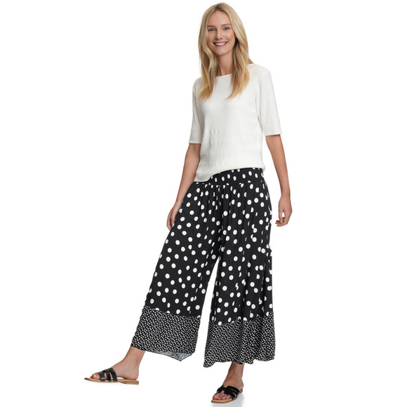 Damen Hose mit gesmoktem Bund