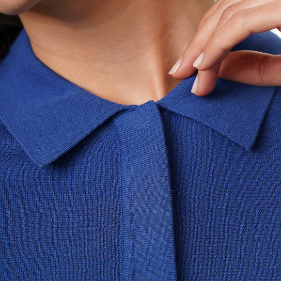 Damen Strick-Polo in leichter Qualität