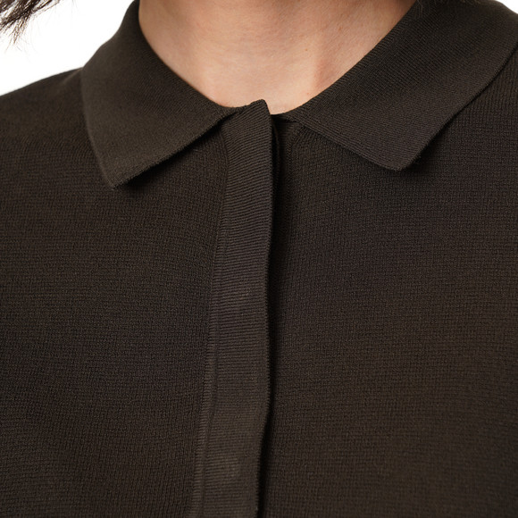 Damen Strick-Polo in leichter Qualität