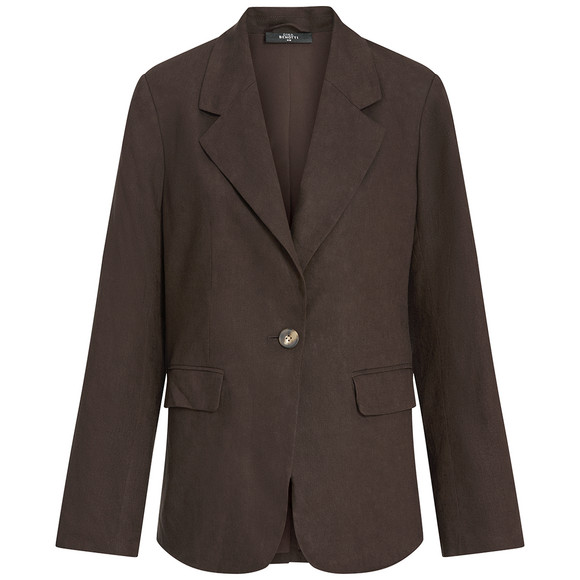 Damen Leinen-Blazer mit Reverskragen