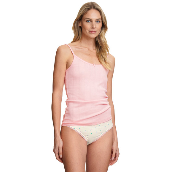 Damen Unterhemd mit Ajour-Muster