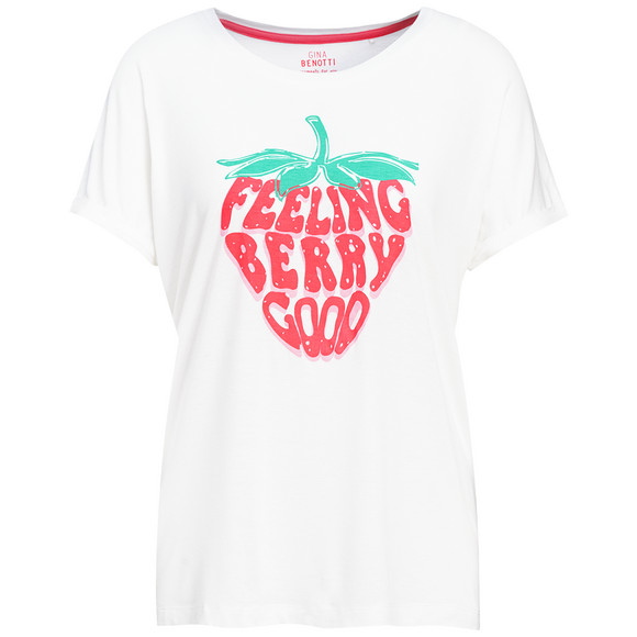 Damen Schlafshirt mit Front-Print