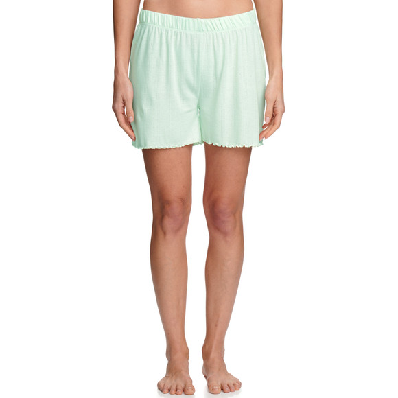 Damen Schlafshorts mit Ajour-Muster