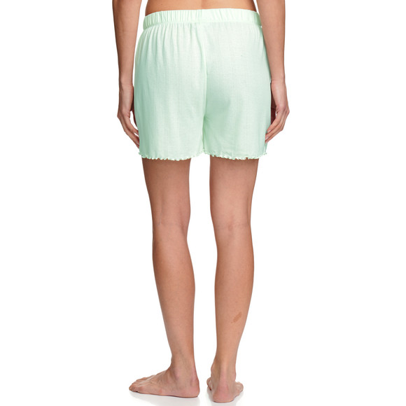Damen Schlafshorts mit Ajour-Muster