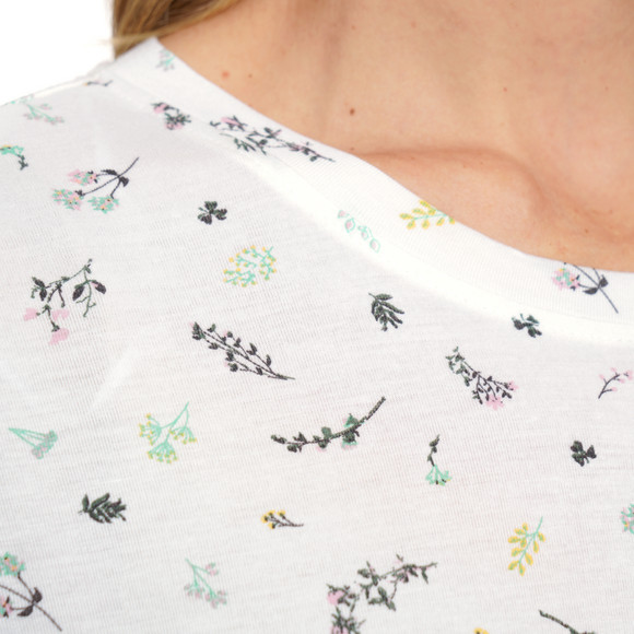Damen Nachthemd mit Blumen-Print