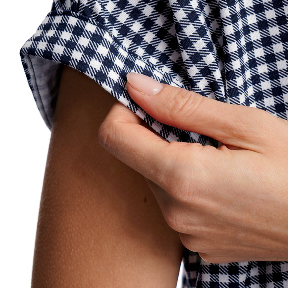 Damen Nachthemd mit Karo-Muster