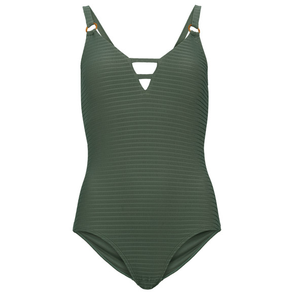 Damen Badeanzug mit Struktur-Muster