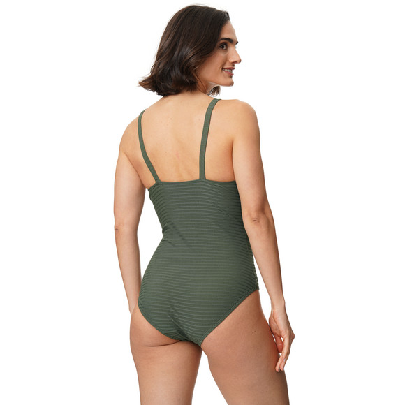 Damen Badeanzug mit Struktur-Muster