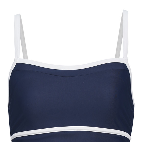 Damen Shape-Badeanzug mit Kontrastpaspel
