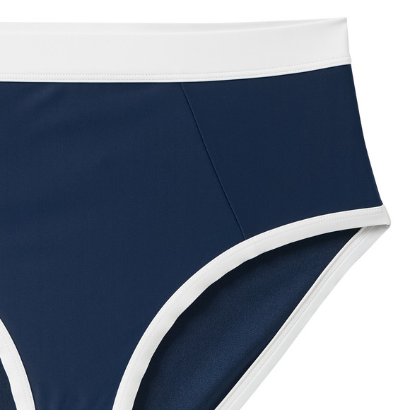 Shapebikini-slip met contrasterende bies