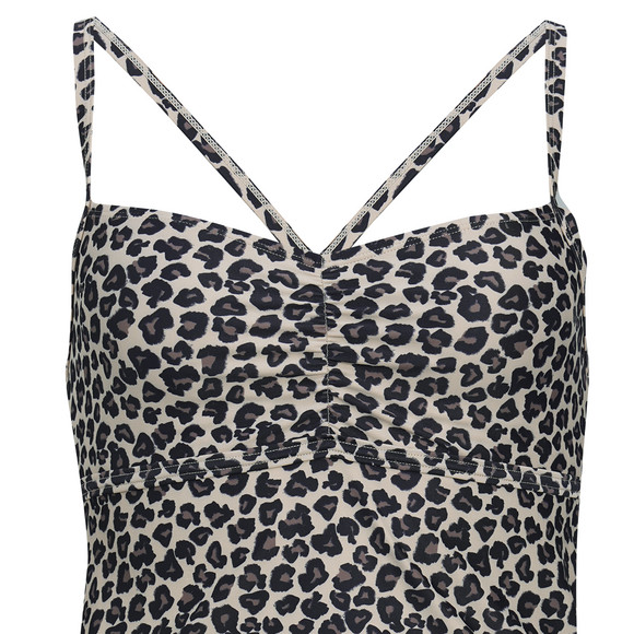 Damen Tankinioberteil im Leo-Look