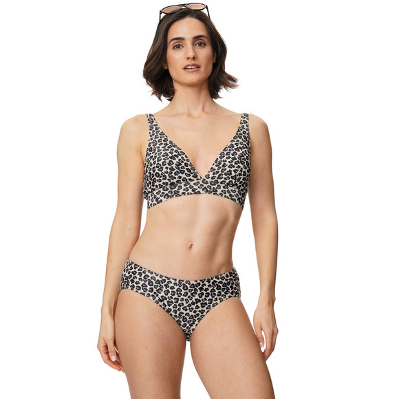 Damen Bikinioberteil mit Leo-Muster