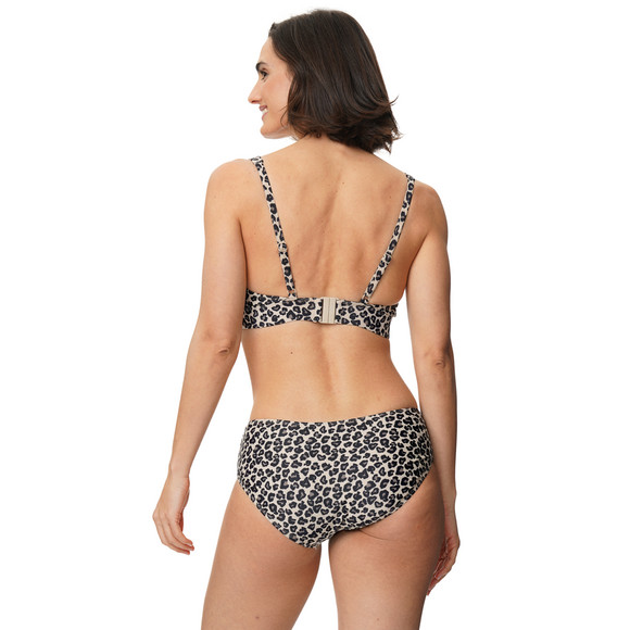 Damen Bikinioberteil mit Leo-Muster
