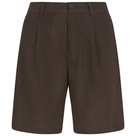 Damen Leinen-Shorts im Bermuda-Stil