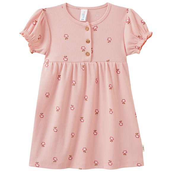 Baby Kleid mit Bio-Baumwolle rosa