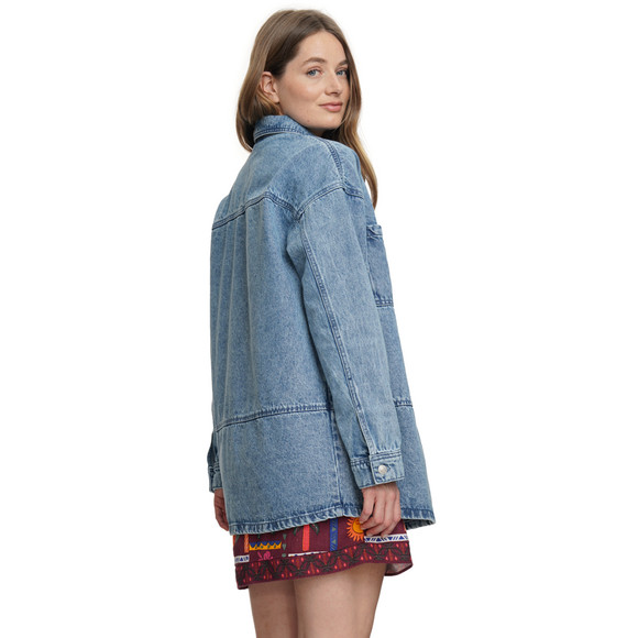 Damen Jeansjacke im Oversized-Look