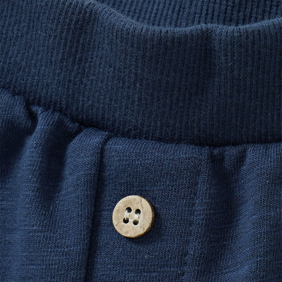 Babyjoggingshort met vlamgaren