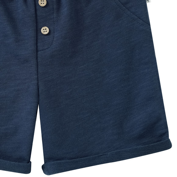 Babyjoggingshort met vlamgaren