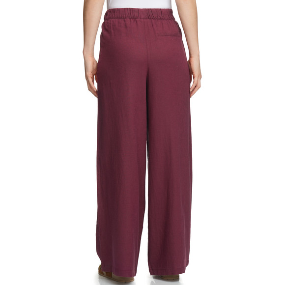 Damen Leinenhose im Wide-Leg-Style