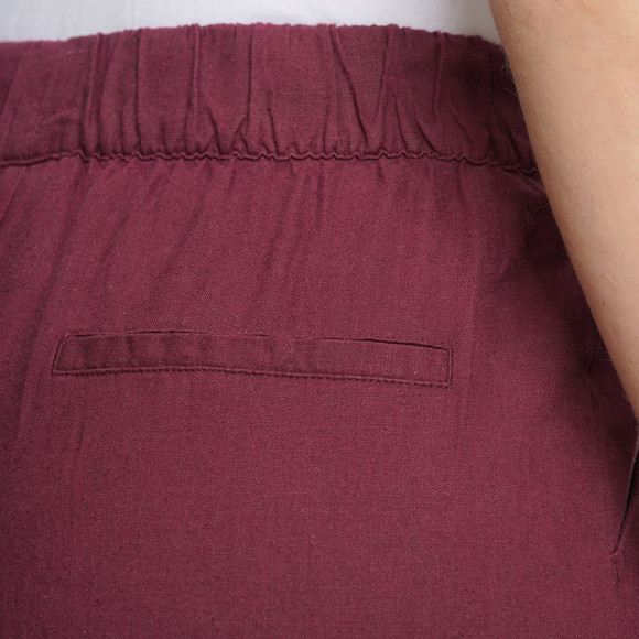 Damen Leinenhose im Wide-Leg-Style