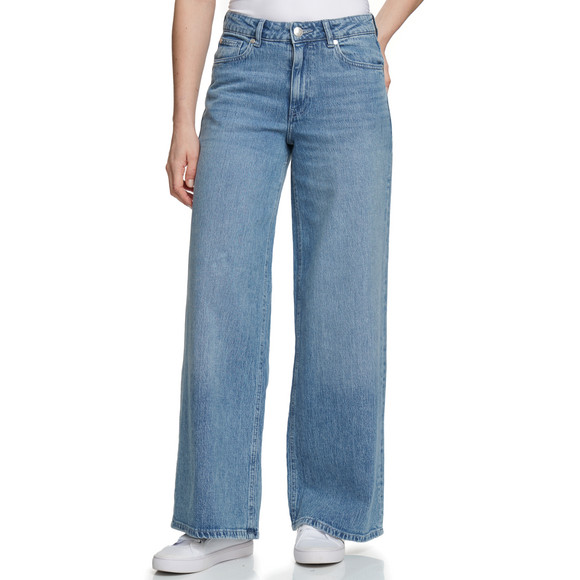 Damen Wide-Leg-Jeans im 5-Pocket-Style