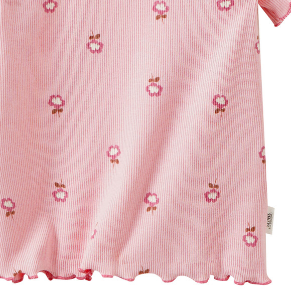 Baby T-Shirt mit Rippstruktur