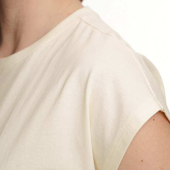 Damen T-Shirt mit überschnittenen Ärmeln