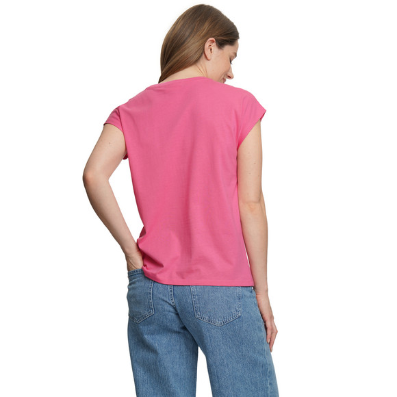 Damen T-Shirt mit überschnittenen Ärmeln