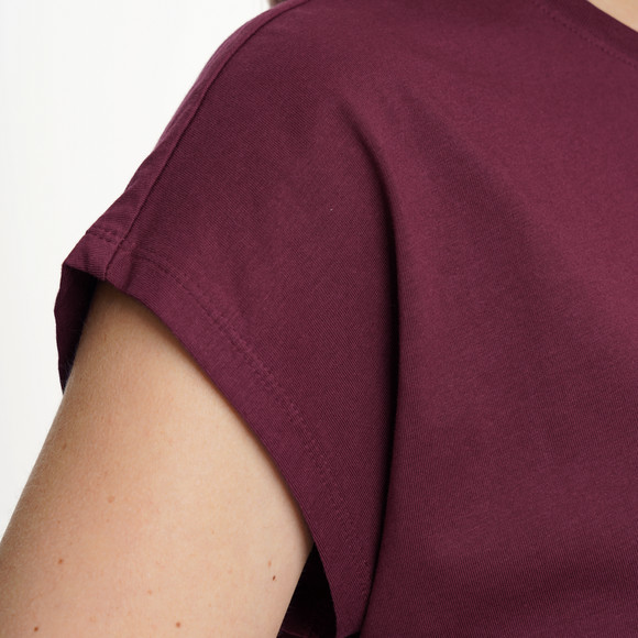 Damen T-Shirt mit überschnittenen Ärmeln