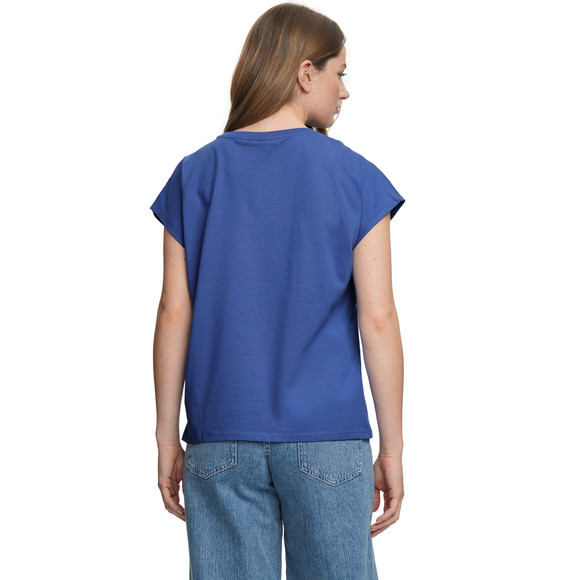 Damen T-Shirt mit überschnittenen Ärmeln