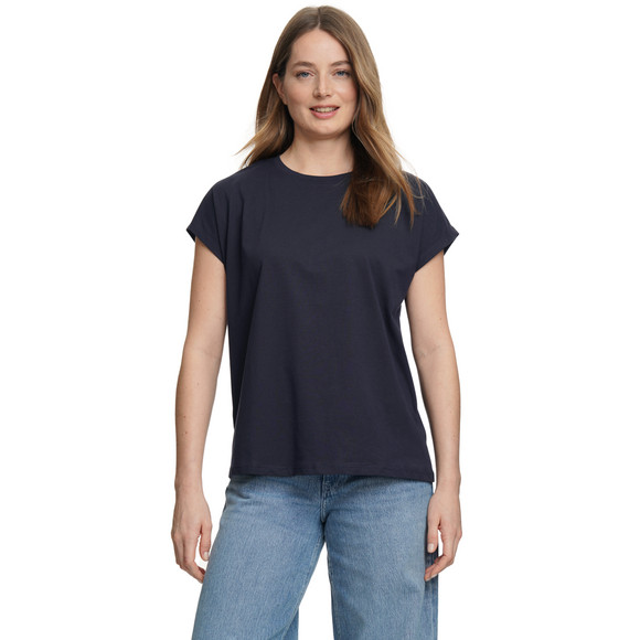 Damen T-Shirt mit überschnittenen Ärmeln