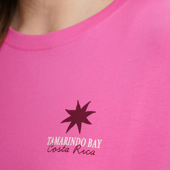 Damen T-Shirt mit Rücken-Print