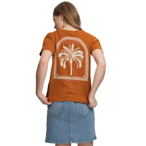 Damen T-Shirt mit Rücken-Print