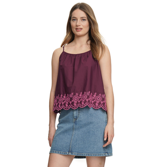 Damen Top mit Stickerei