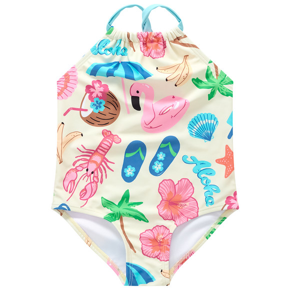 Baby Badeanzug mit sommerlichen Motiven