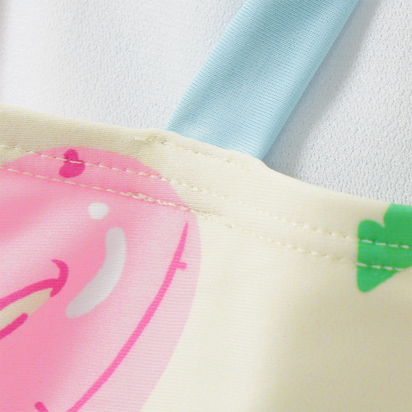 Mädchen Badeanzug mit sommerlichen Motiven