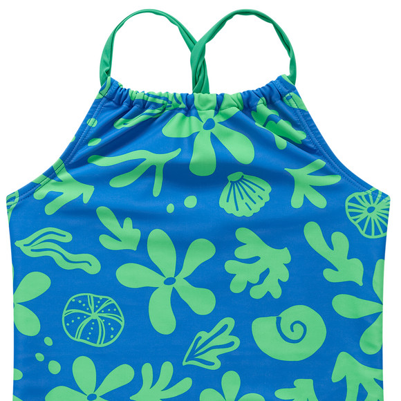 Mädchen Badeanzug mit Allover-Print