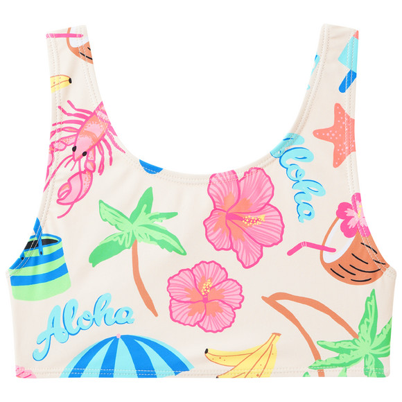 Mädchen Bikini mit sommerlichen Motiven