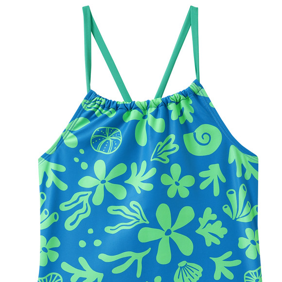 Mädchen Badeanzug mit Allover-Print