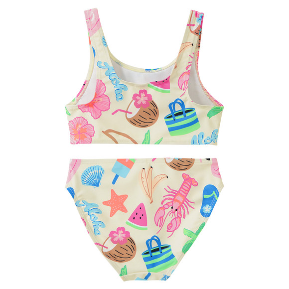Mädchen Bikini mit sommerlichen Motiven