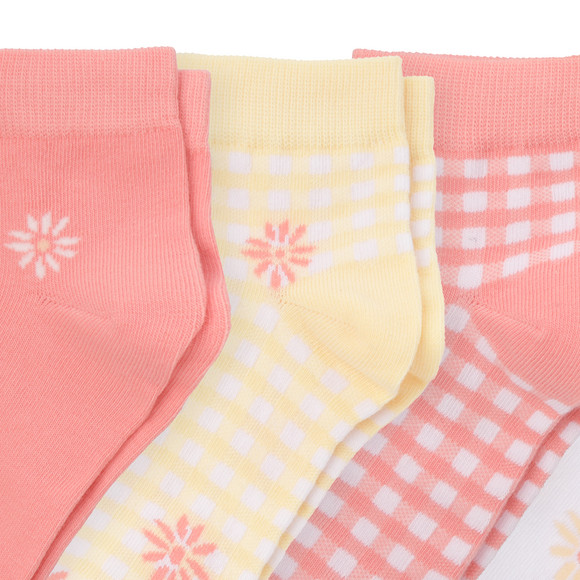 5 Paar Damen Sneaker-Socken im Muster-Mix