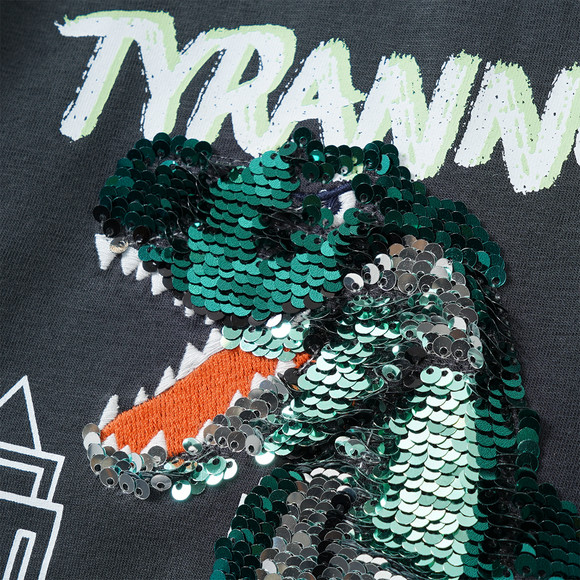 Jungen T-Shirt mit Wendepailletten