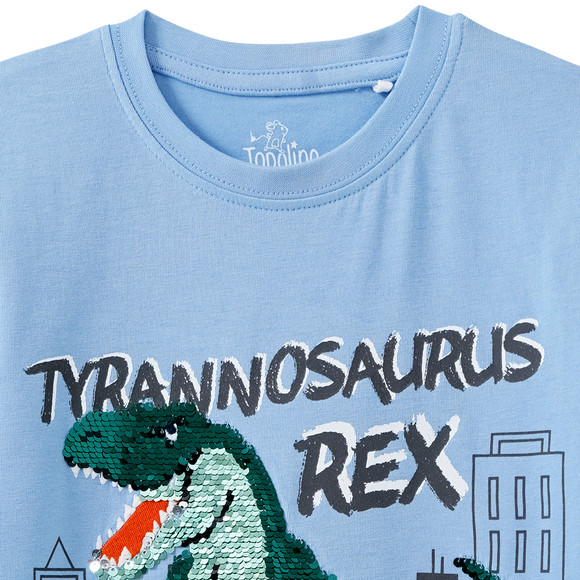 Jungen T-Shirt mit Wendepailletten